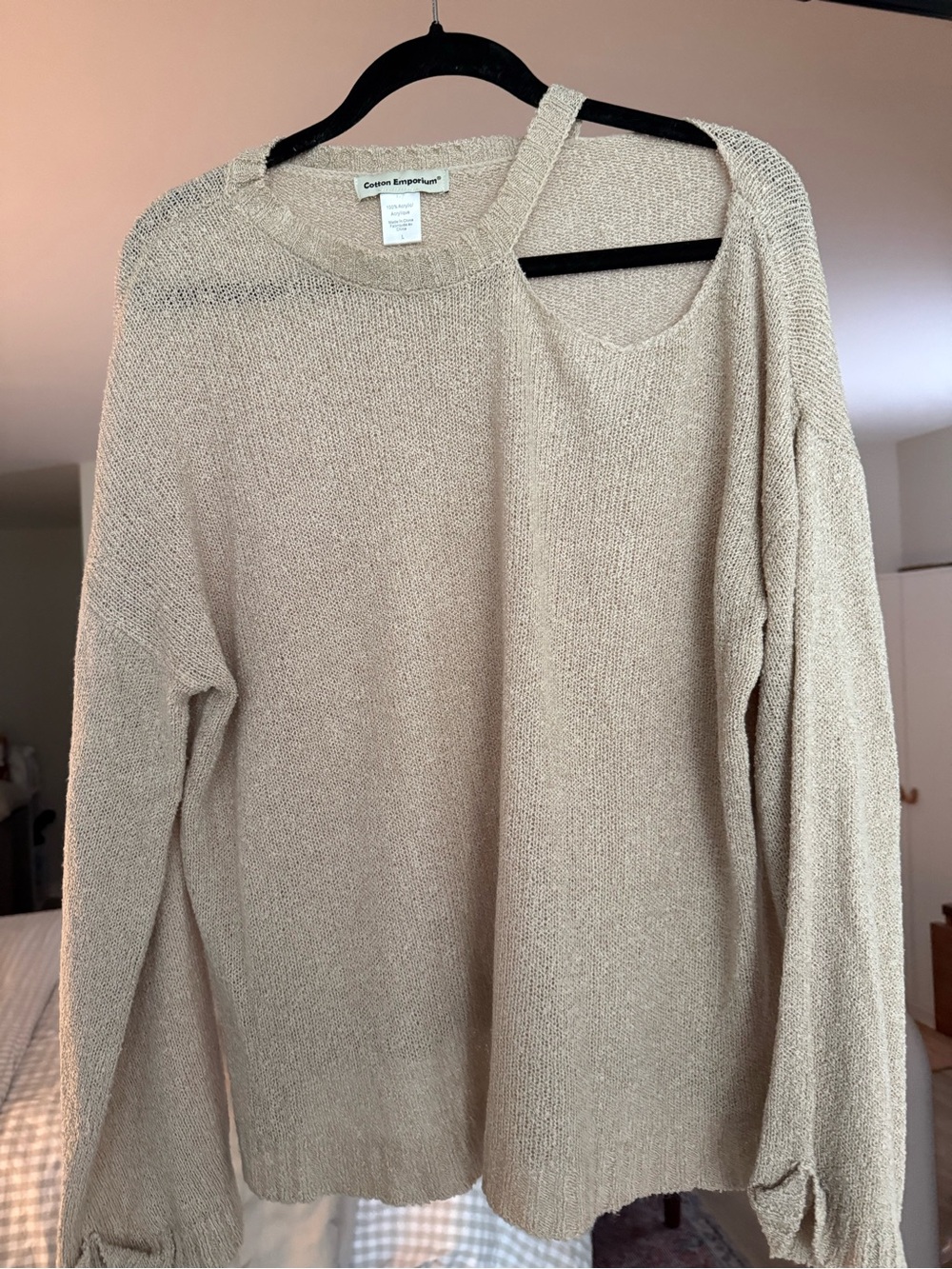 Cotton Emporium long-sleeve knit sweater